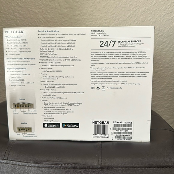 Netgear Orbi RBK43S Tri-band WiFi system - Picture 7 of 7